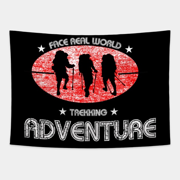 Trekking and Hiking Adventure funny world Tapestry by The Bombay Brands Pvt Ltd