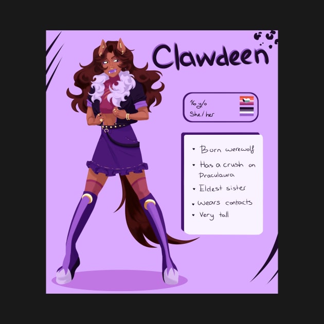 Clawdeen Wolf by Cabbaged-Coffee