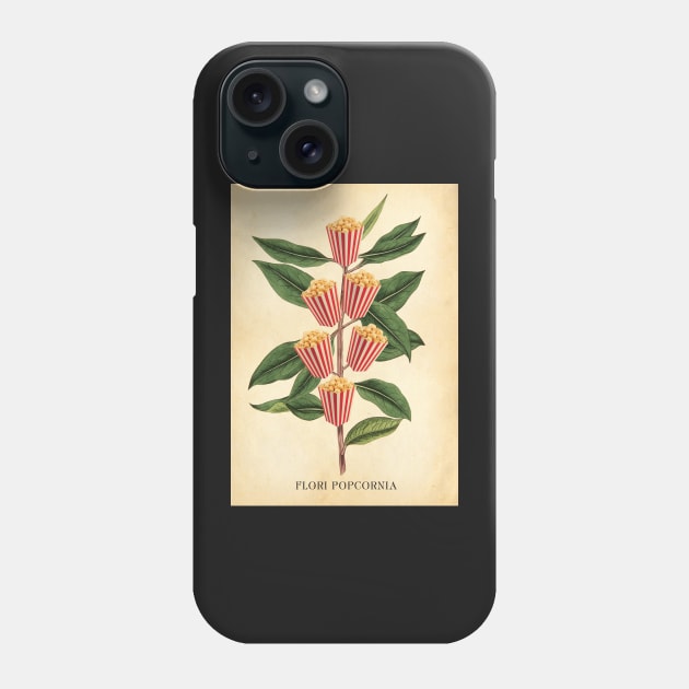 Popcorn Botanical Print Phone Case by Highdown73