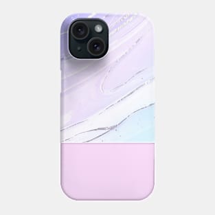 Light blue, purple and silvery background Phone Case