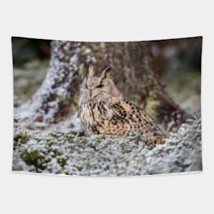 Western Siberian Eagle Owl Tapestry