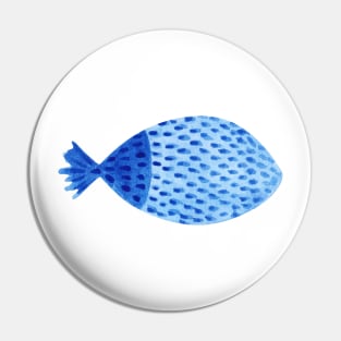 blue fish Pin