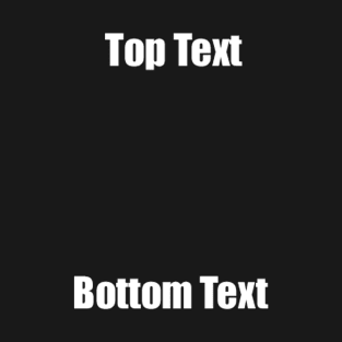 bottom text T-Shirt