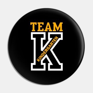 Team Kindergarten Teacher Pin