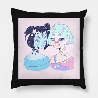 Monster Girlfriends Pillow