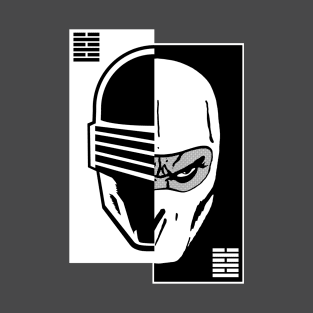 Snakes Eyes/Storm Shadow Arashikage - Split screen T-Shirt