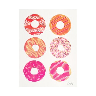 Donuts Pink Peach T-Shirt