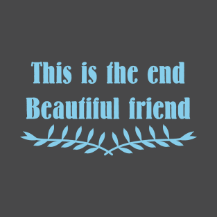 The End, blue T-Shirt