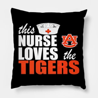 Auburn Tigers This Nurse Loves The  Apparel Pillow