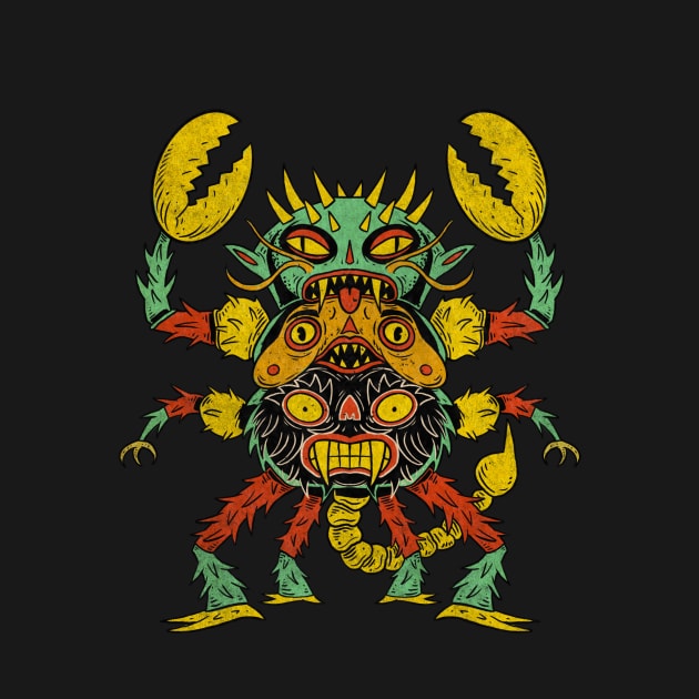 Scorpion Devil Thing Totem by rudyfaber