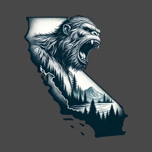 Roaring Bigfoot & California Essence - Double Exposure Tribute T-Shirt