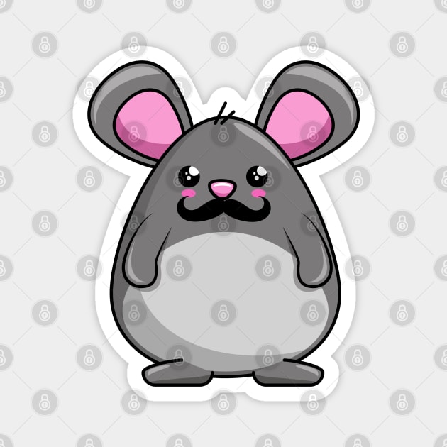 Mouse-Tache Magnet by Unique Treats Designs