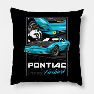 Classic Trans Am Muscle Car Pillow