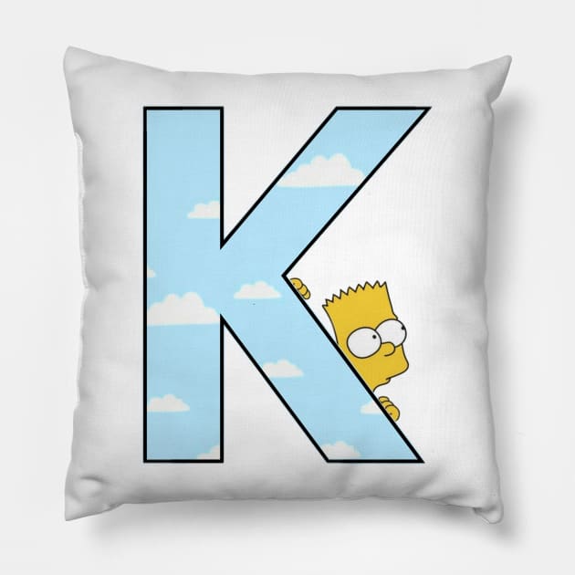 Simpsons letter Pillow by ZoeBaruch