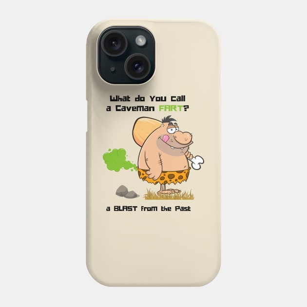 Caveman FART Phone Case by FartMerch