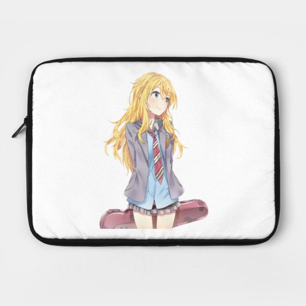 Kaori - Your Lie In April - Laptop Case  TeePublic