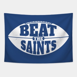 Beat the Saints // Vintage Football Grunge Gameday Tapestry