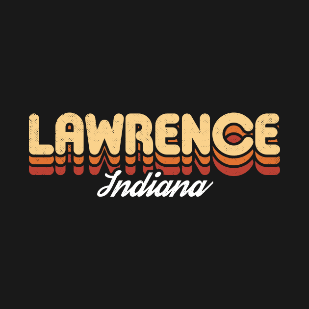 Retro Lawrence Indiana by rojakdesigns