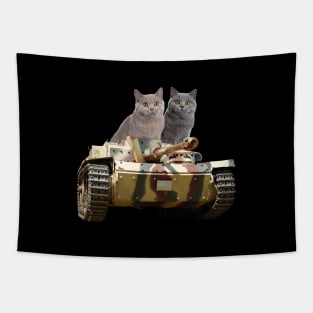 Cat tank Tapestry