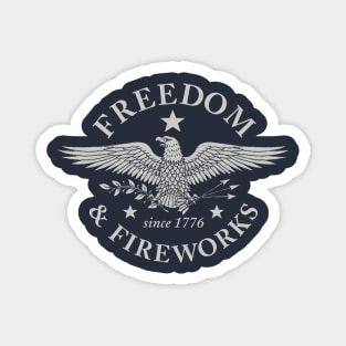 Freedom and Fireworks Magnet