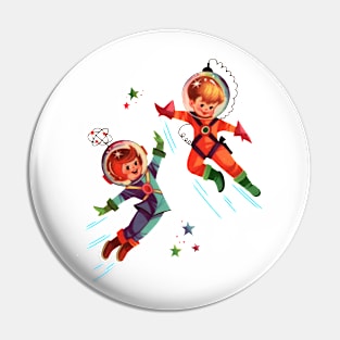 Retro Space-Kids! Pin