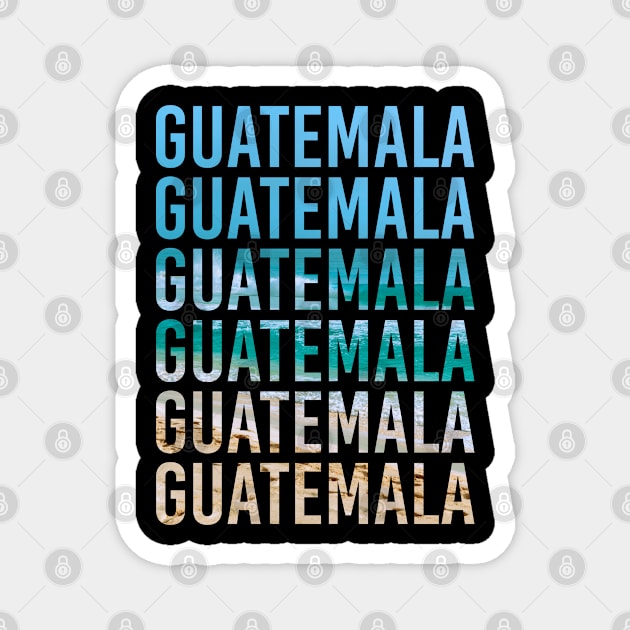 Guatemala honeymoon trip for newlyweds gift. Perfect present for mother dad father friend him or her Magnet by SerenityByAlex