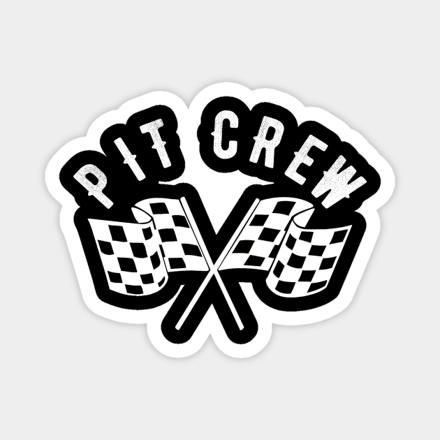 Pit Crew Design for Hosting Race Car Parties Magnet by OriginalGiftsIdeas