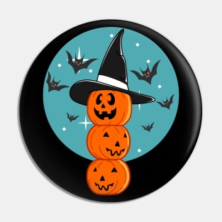 Halloween - Tower of Pumpkins Pin