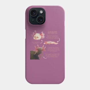 Animal Facts - Axolotl Phone Case