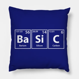 Basic (Ba-Si-C) Periodic Elements Spelling Pillow
