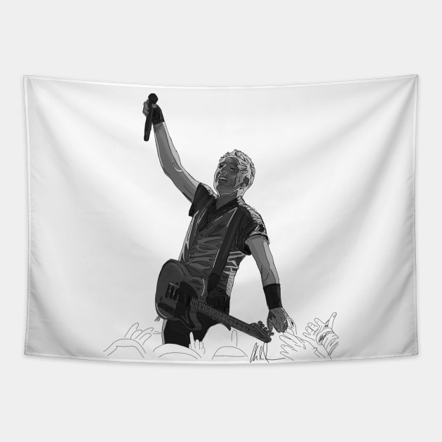 "WUCE" Springsteen Tapestry by 51Deesigns