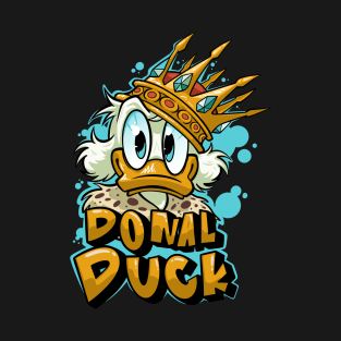 Donal Duck Vintage Cartoon T-Shirt