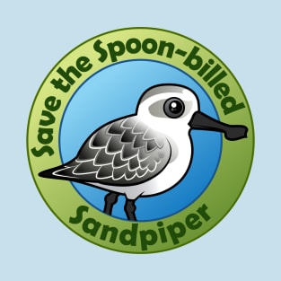 Save the Spoon-billed Sandpiper T-Shirt