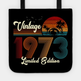 Vintage 1973 Shirt Limited Edition 47th Birthday Gift Tote