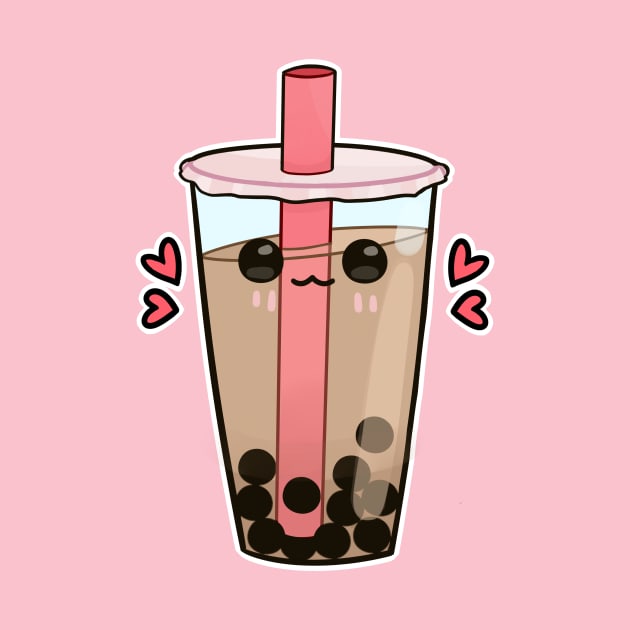 Kawaii bubble tea by nekomachines