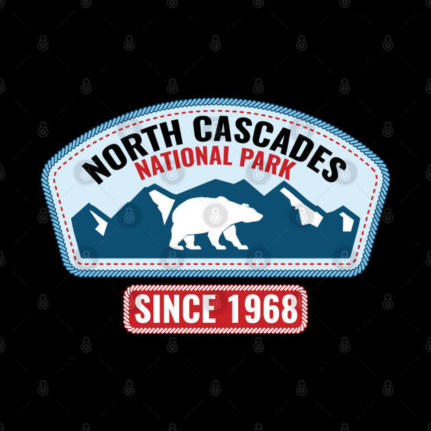 North Cascades National Park Gift or Souvenir T Shirt by HopeandHobby