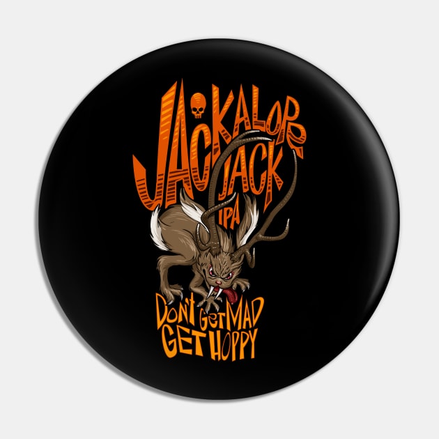 Jackalope Jack IPA Pin by Deadcatdesign