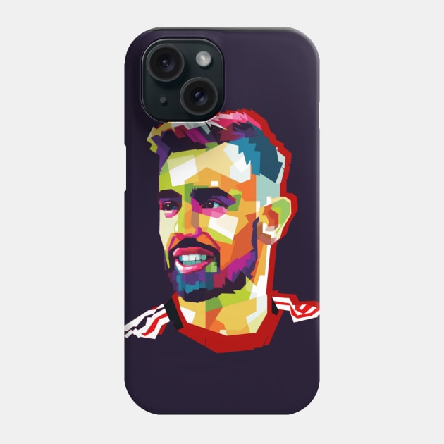 Bruno Fernandes Phone Case by WPAP46