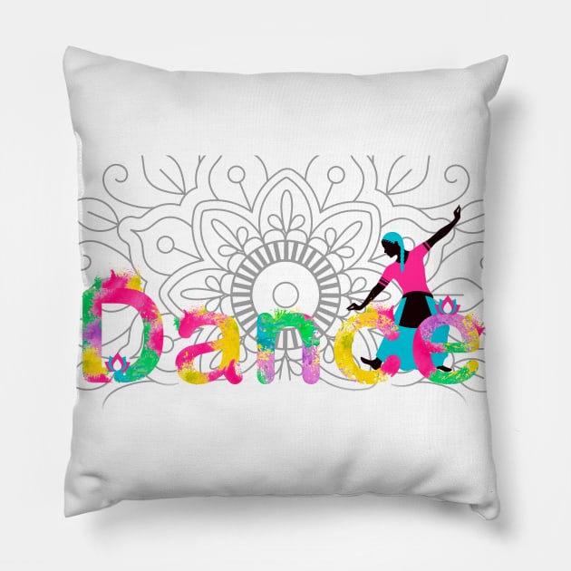 Dance bollywood Pillow by magenta-dream