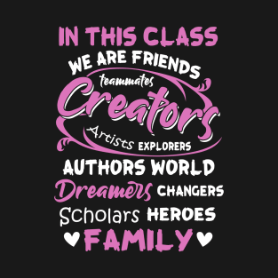 Teacher Student Funny Class Teaching Education Also Family T-Shirt