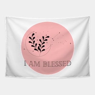 Affirmation Collection - I Am Blessed (Rose) Tapestry