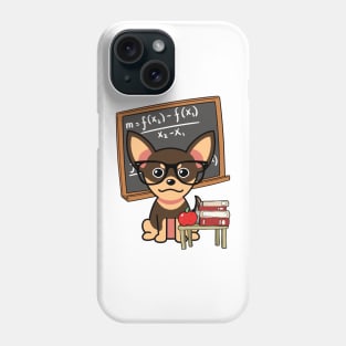 Funny small dog is teaching Phone Case