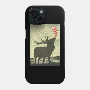 Scottish Stag Street Art Phone Case