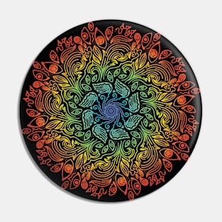 Angels Mandala Artwork Pin