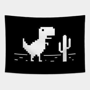 Pixel Dino Tapestry