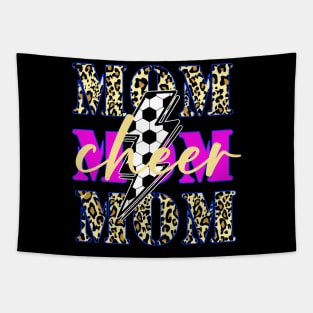 Go Football Lightning Bolt,Game Day Vibes, Cheer Mom Tapestry