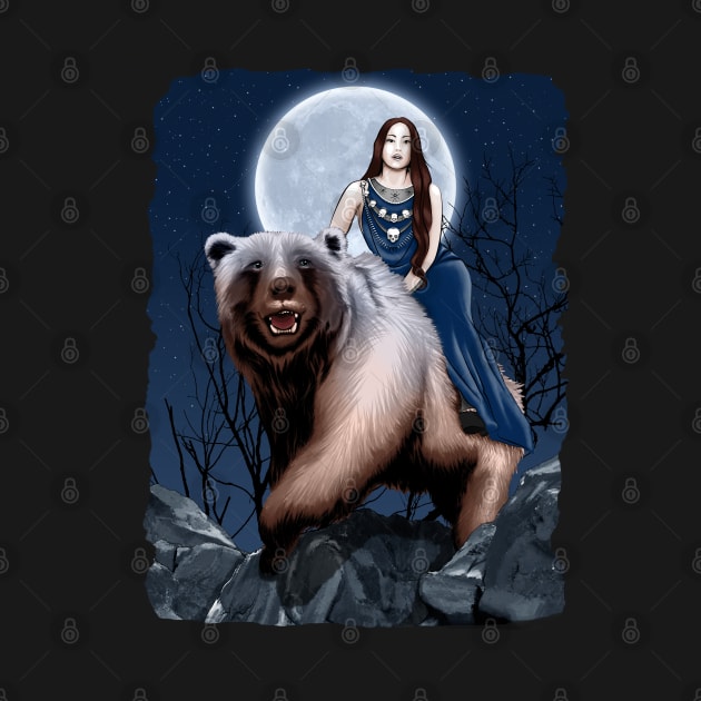 Grizzly Girl Graphic Design by TMBTM