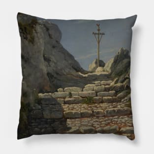 Landscape by Albert Bierstadt Pillow