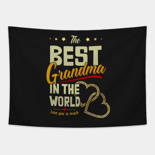 The Best Grandma in the World Tapestry