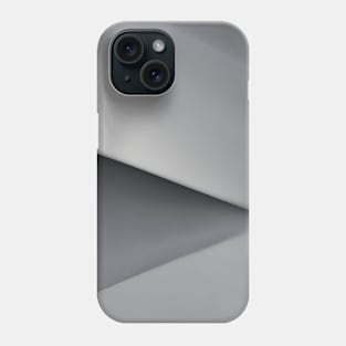 Abstract Gray Layers Phone Case